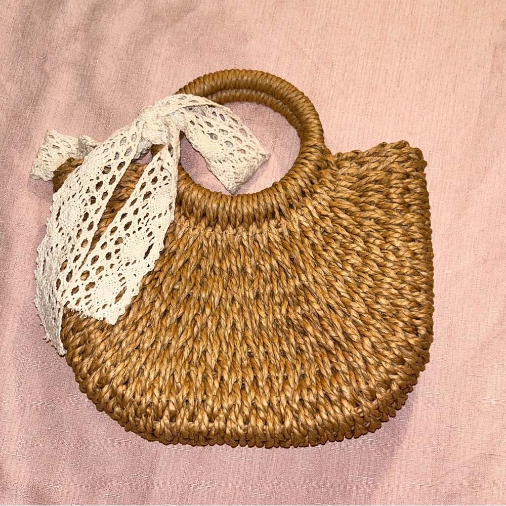 Nice Beach Straw Purse